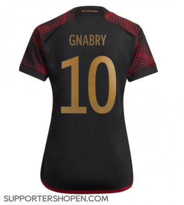 Tyskland Serge Gnabry #10 Borta Matchtröja Dam VM 2022 Kortärmad